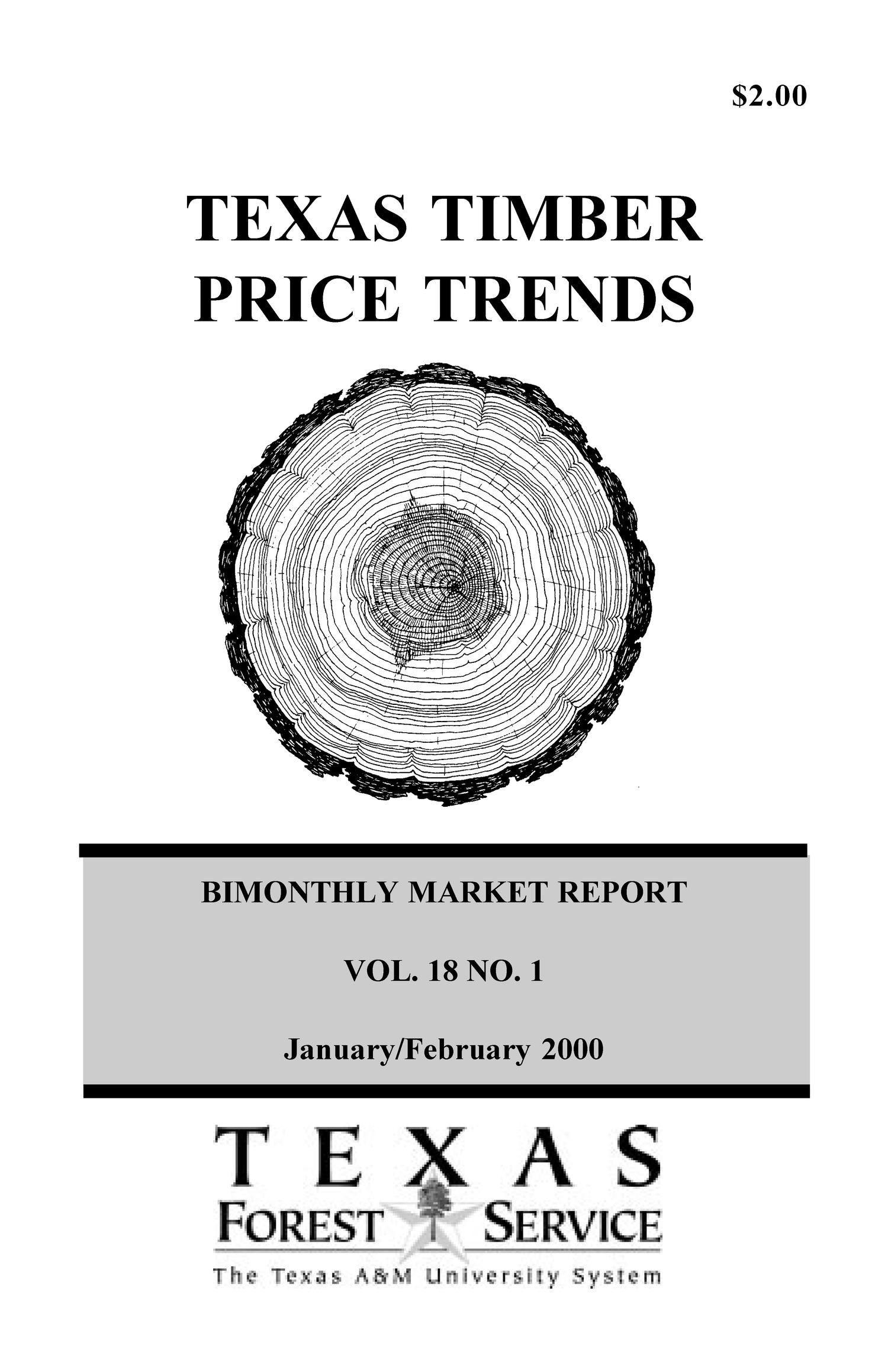 Texas Timber Price Trends, Volume 18, Number 1, January/February 2000
                                                
                                                    Front Cover
                                                
