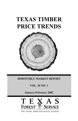 Primary view of object titled 'Texas Timber Price Trends, Volume 20, Number 1, January/February 2002'.