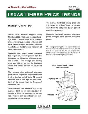 Primary view of object titled 'Texas Timber Price Trends, Volume 27, Number 3, May/June 2009'.