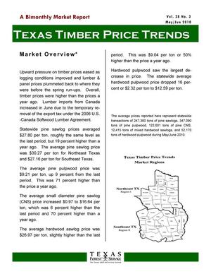 Primary view of object titled 'Texas Timber Price Trends, Volume 28, Number 3, May/June 2010'.