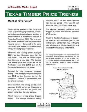 Primary view of object titled 'Texas Timber Price Trends, Volume 28, Number 6, November/December 2010'.