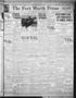 Thumbnail image of item number 1 in: 'The Fort Worth Press (Fort Worth, Tex.), Vol. 11, No. 32, Ed. 1 Friday, November 6, 1931'.