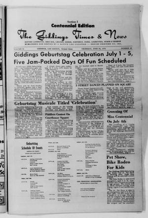 The Giddings Times & News (Giddings, Tex.), Vol. 81, No. 49, Ed. 1 Thursday, June 24, 1971