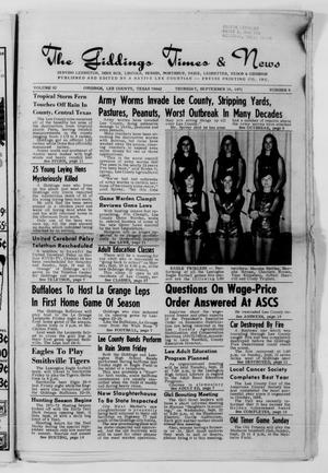 The Giddings Times & News (Giddings, Tex.), Vol. 82, No. 9, Ed. 1 Thursday, September 16, 1971