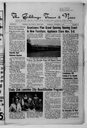 The Giddings Times & News (Giddings, Tex.), Vol. 82, No. 16, Ed. 1 Thursday, November 4, 1971