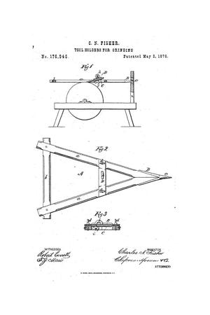 Primary view of object titled 'Improvement in Tool-Holders for Grinding'.
