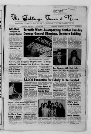 The Giddings Times & News (Giddings, Tex.), Vol. 84, No. 19, Ed. 1 Thursday, November 22, 1973