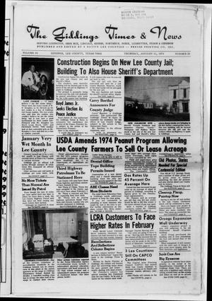 The Giddings Times & News (Giddings, Tex.), Vol. 84, No. 29, Ed. 1 Thursday, January 31, 1974