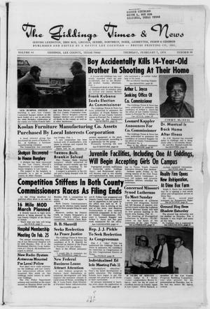 The Giddings Times & News (Giddings, Tex.), Vol. 84, No. 30, Ed. 1 Thursday, February 7, 1974