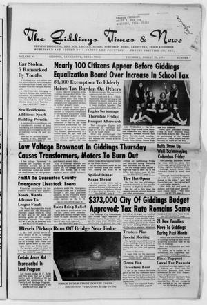 The Giddings Times & News (Giddings, Tex.), Vol. 85, No. 7, Ed. 1 Thursday, August 29, 1974