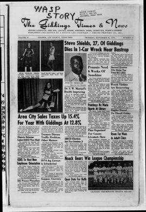 The Giddings Times & News (Giddings, Tex.), Vol. 85, No. 11, Ed. 1 Thursday, September 26, 1974