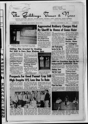 The Giddings Times & News (Giddings, Tex.), Vol. 85, No. 19, Ed. 1 Thursday, November 21, 1974