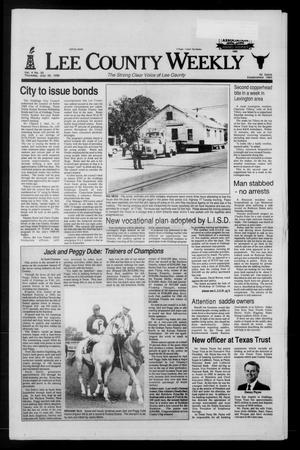 Lee County Weekly (Giddings, Tex.), Vol. 4, No. 34, Ed. 1 Thursday, July 20, 1989