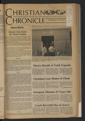 Primary view of object titled 'Christian Chronicle (Austin, Tex.), Vol. 29, No. 13, Ed. 1 Monday, June 19, 1972'.