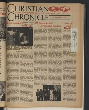 Primary view of object titled 'Christian Chronicle (Nashville, Tenn.), Vol. 30, No. 8, Ed. 1 Monday, April 9, 1973'.