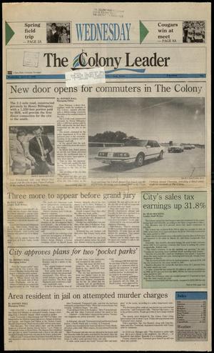 The Colony Leader (The Colony, Tex.), Vol. 7, No. 22, Ed. 1 Wednesday, April 20, 1988