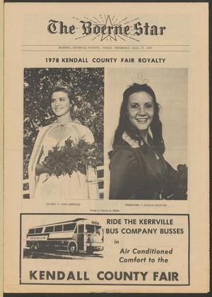 The Boerne Star (Boerne, Tex.), Vol. [74], No. [35], Ed. 1 Sunday, August 27, 1978