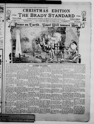 Primary view of The Brady Standard (Brady, Tex.), Vol. 23, No. 76, Ed. 1 Tuesday, December 15, 1931