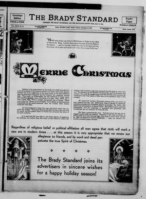 The Brady Standard (Brady, Tex.), Vol. 27, No. 80, Ed. 1 Tuesday, December 24, 1935