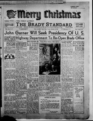 The Brady Standard (Brady, Tex.), Vol. 31, No. 77, Ed. 1 Tuesday, December 19, 1939