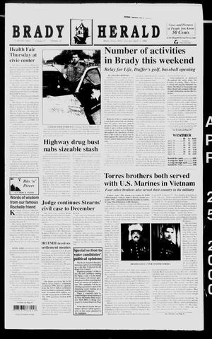 Brady Herald (Brady, Tex.), Vol. 57, No. 24, Ed. 1 Tuesday, April 25, 2000