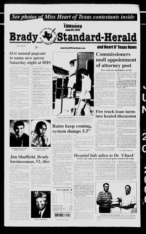 Brady Standard-Herald and Heart O' Texas News (Brady, Tex.), Ed. 1 Tuesday, June 20, 2000