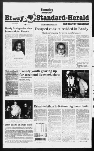 Brady Standard-Herald and Heart O' Texas News (Brady, Tex.), Ed. 1 Tuesday, January 9, 2001