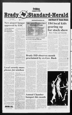 Brady Standard-Herald and Heart O' Texas News (Brady, Tex.), Ed. 1 Friday, January 12, 2001