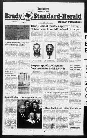 Brady Standard-Herald and Heart O' Texas News (Brady, Tex.), Ed. 1 Tuesday, February 27, 2001