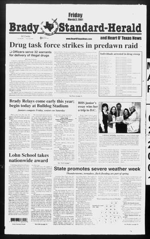 Brady Standard-Herald and Heart O' Texas News (Brady, Tex.), Ed. 1 Friday, March 2, 2001
