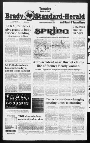 Brady Standard-Herald and Heart O' Texas News (Brady, Tex.), Ed. 1 Tuesday, March 20, 2001