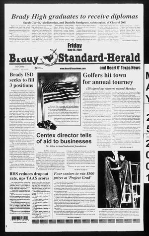 Brady Standard-Herald and Heart O' Texas News (Brady, Tex.), Ed. 1 Friday, May 25, 2001