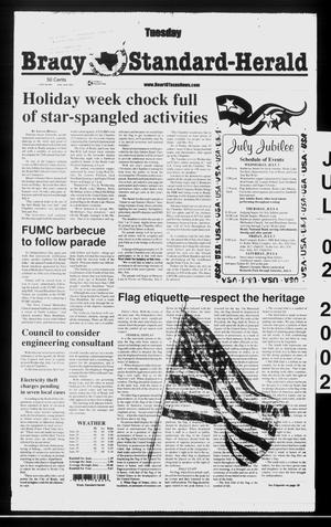 Brady Standard-Herald and Heart O' Texas News (Brady, Tex.), Ed. 1 Tuesday, July 2, 2002