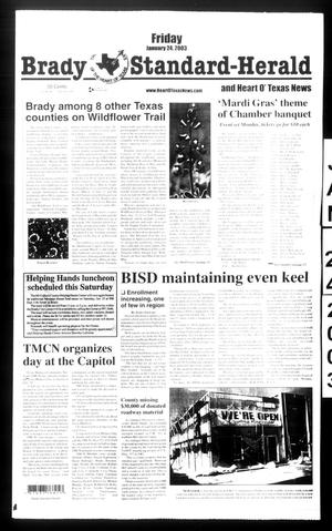 Brady Standard-Herald and Heart O' Texas News (Brady, Tex.), Ed. 1 Friday, January 24, 2003