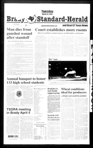 Brady Standard-Herald and Heart O' Texas News (Brady, Tex.), Ed. 1 Tuesday, March 25, 2003