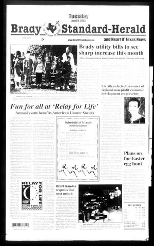 Brady Standard-Herald and Heart O' Texas News (Brady, Tex.), Ed. 1 Tuesday, April 8, 2003
