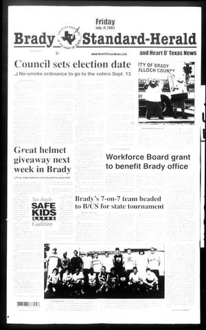 Brady Standard-Herald and Heart O' Texas News (Brady, Tex.), Ed. 1 Friday, July 18, 2003