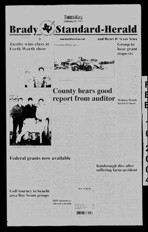 Brady Standard-Herald and Heart O' Texas News (Brady, Tex.), Ed. 1 Tuesday, February 10, 2004