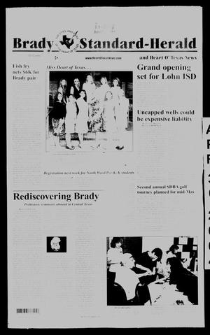 Brady Standard-Herald and Heart O' Texas News (Brady, Tex.), Ed. 1 Friday, April 30, 2004
