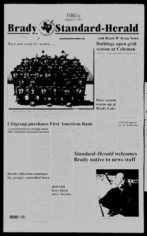 Brady Standard-Herald and Heart O' Texas News (Brady, Tex.), Ed. 1 Friday, August 27, 2004