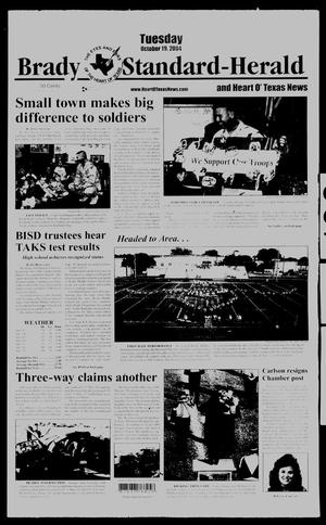 Brady Standard-Herald and Heart O' Texas News (Brady, Tex.), Ed. 1 Tuesday, October 19, 2004