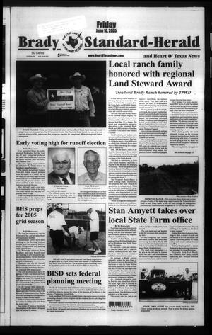 Brady Standard-Herald and Heart O' Texas News (Brady, Tex.), Ed. 1 Friday, June 10, 2005
