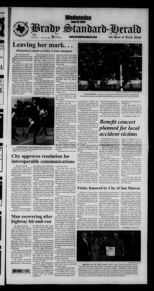 Brady Standard-Herald and Heart of Texas News (Brady, Tex.), Ed. 1 Wednesday, June 10, 2009