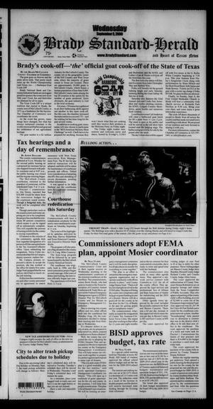 Brady Standard-Herald and Heart of Texas News (Brady, Tex.), Ed. 1 Wednesday, September 2, 2009
