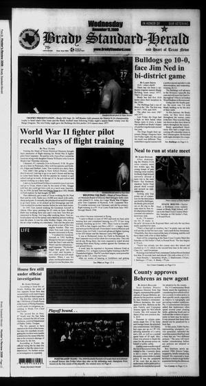 Primary view of object titled 'Brady Standard-Herald and Heart of Texas News (Brady, Tex.), Ed. 1 Wednesday, November 11, 2009'.