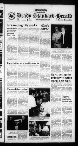 Brady Standard-Herald and Heart of Texas News (Brady, Tex.), Ed. 1 Wednesday, February 10, 2010