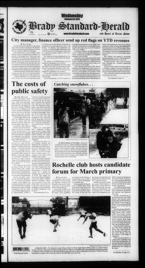 Primary view of object titled 'Brady Standard-Herald and Heart of Texas News (Brady, Tex.), Ed. 1 Wednesday, February 24, 2010'.