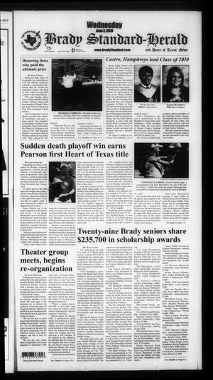 Primary view of object titled 'Brady Standard-Herald and Heart of Texas News (Brady, Tex.), Ed. 1 Wednesday, June 2, 2010'.