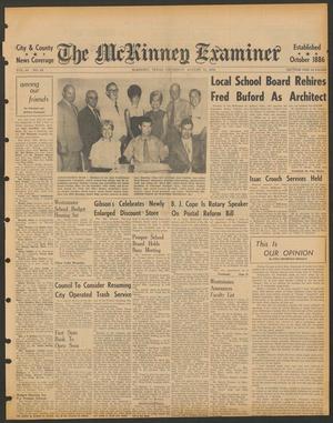 Primary view of object titled 'The McKinney Examiner (McKinney, Tex.), Vol. 84, No. 48, Ed. 1 Thursday, August 13, 1970'.