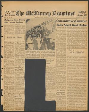 Primary view of object titled 'The McKinney Examiner (McKinney, Tex.), Vol. 84, No. 50, Ed. 1 Thursday, August 27, 1970'.
